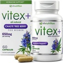 VH Nutrition VITEX+ | ウィメンズ ヴィテックス チェストベリー サプリメント | ホルモンバランス* と 不妊症サポート* | ヴィテックス ベリー エキス パウダー パウダー | 60カプセル