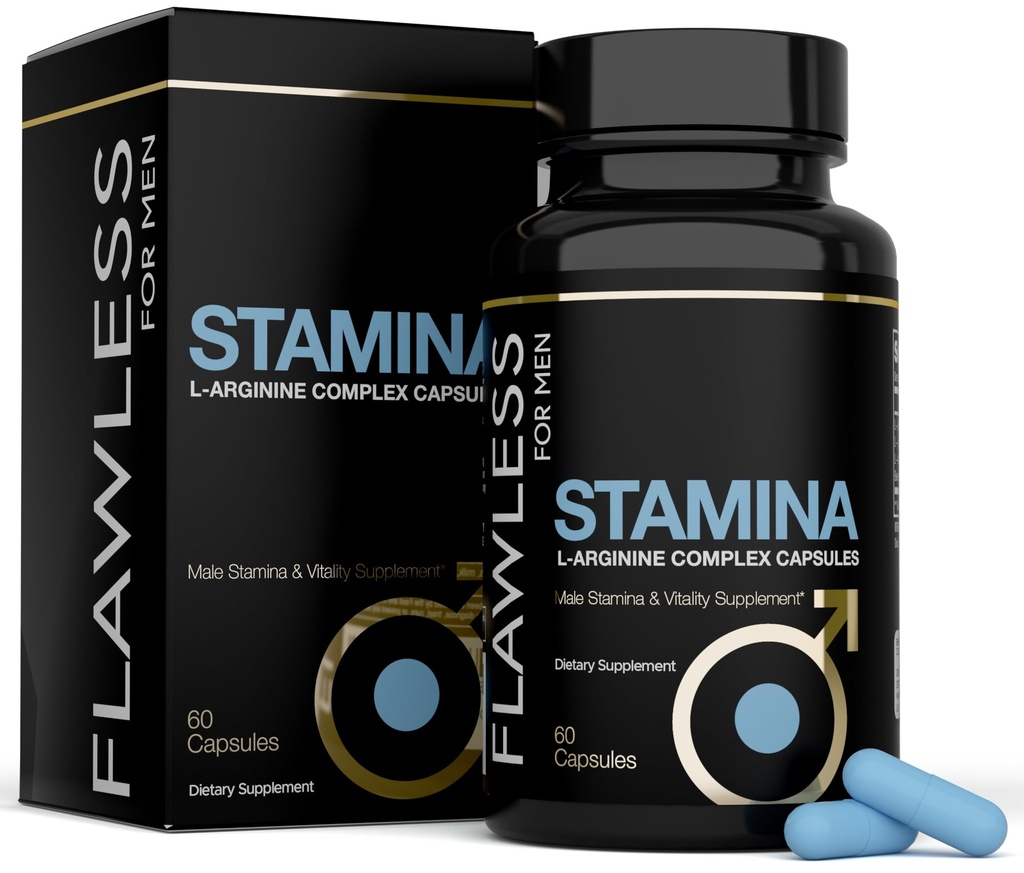 スタミナ | 丸薬の固有ハード | L-アルギニン、L-Citrulline & Nitric Oxideの男性用サプリメント | 男性の死亡率、血流および持久力を促進 | 60 カプセル