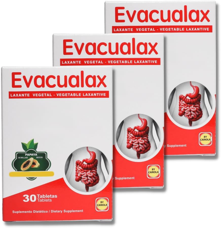 Senna Laxative Tablets - Natural Vegetable Laxative with Senna Leaf, Prune & Papaya Seed - Herbal Stool Softener for Constipation Relief, Digestive Support, Postpartum & Travel - 90 Tablets