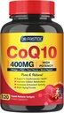 CoQ10 400mgのSoftGels COQ10 - CQ10の補酵素Q10の補足、プラスPQ、オメガ3およびビタミンE、心および細胞エネルギー、120のサービングのための