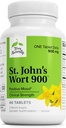 Terry Naturally St John's Wort 900-60タブレット - 完全な臨床線量 - Non-GMO、Vegewel、グルテンフリー- 60のサービングを提供します