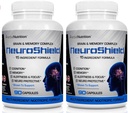 NeuroShield の頭脳は Nootropic の頭脳のブースターおよび記憶補足を、含んでいます Huperzine A、Ginko Biloba、Brain の健康、多成分、2 本のびん、180 カプセルのための Bacopa のプラスの酸化防止剤を補います