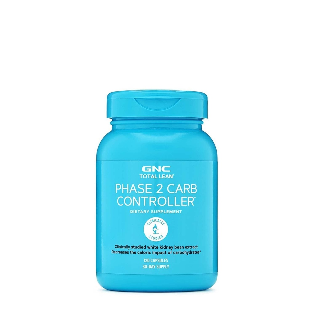 GNC の合計の傾きフェーズ 2 の Carb のコントローラー、炭水化物、120 カプセルからの Calorie の影響をDecreases