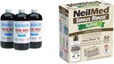 Alkalolの鼻の洗浄3のパック、XylitolのNeilMedのSinusのリンス キット-Nasalの輻輳、Dissolves Mucusの抗菌からの自然な救助