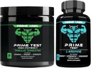 Prime Labs Tribulus Terrestris(120 ct) + L Arginine Nitric Oxide(60 ct)
