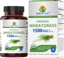 Brieofoodオーガニック小麦粉1500mg、45サービング、ベジタリアン、グルテンフリー、90ベジタリアンタブレット
