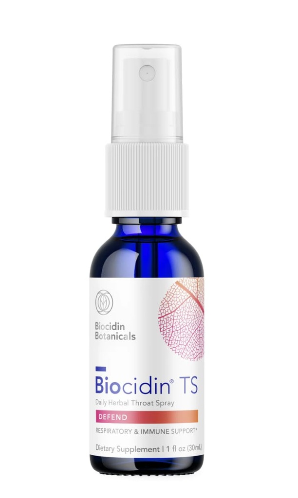 Biocidinの喉のスプレー-Biocidinのブレンドとの免疫サポートのための喉のNumbingのスプレー-臨床的に研究される、季節的な援助か旅行のための速い行為-サポート上部の呼吸の箱(1つのflのoz)