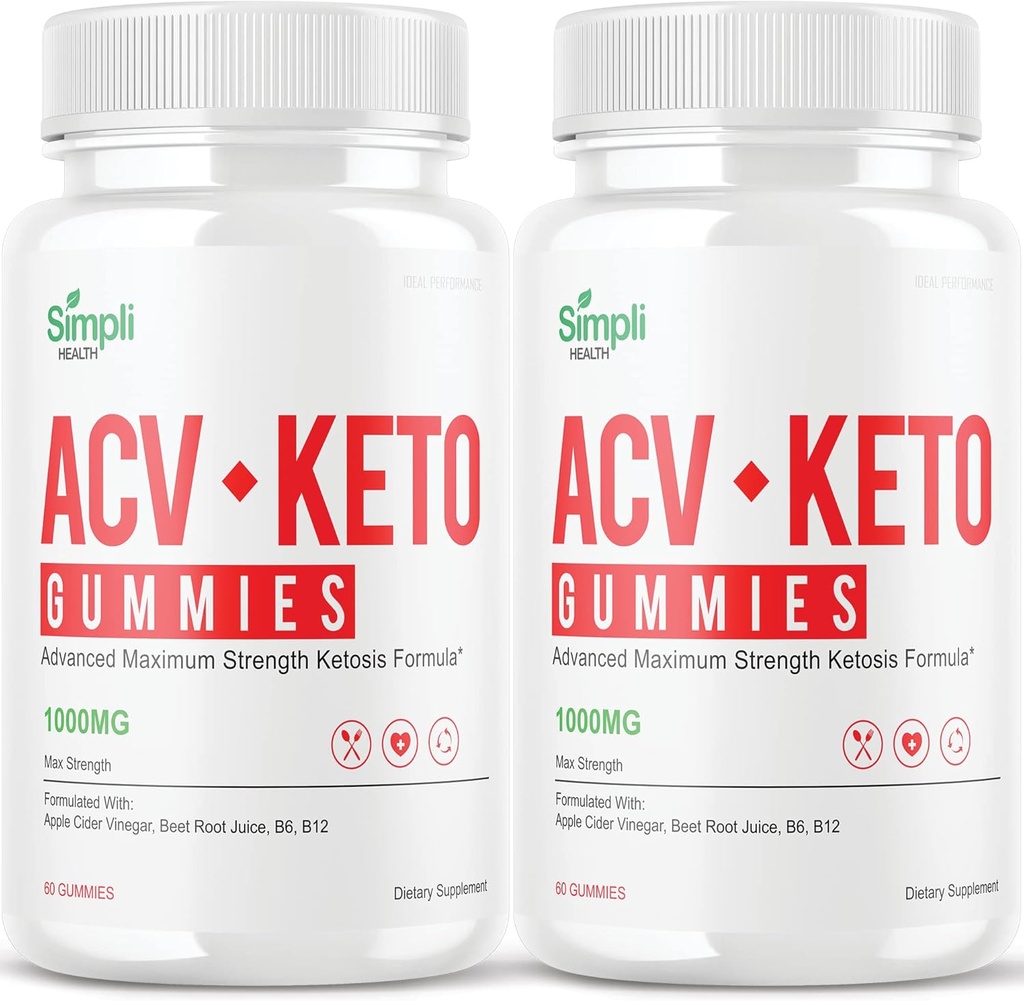 IDEAL PERFORMANCE (2 パック) Simpli ACV Ketos Gummies Simpli Health Gummies Simplihealth Gummies 単に Acc (120 ガミー)
