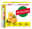 T&D Oxi C 1000 mg ビタミン C - 40 ビーガンドリンク 発泡錠 - オレンジ風味 - ドイツ製