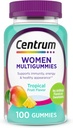 Centrumの女性のMultivitaminのグミー、免疫、エネルギー、健康な出現サポート、100の計算、50日の供給