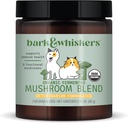 Mercola Bark&Whiskersオーガニック発酵キノコブレンド - 猫と犬のサプリメント - 消化器と免疫の健康をサポート - 添加剤、フィラー&グルテンフリー - 2.11 oz。 (60 Scoops)