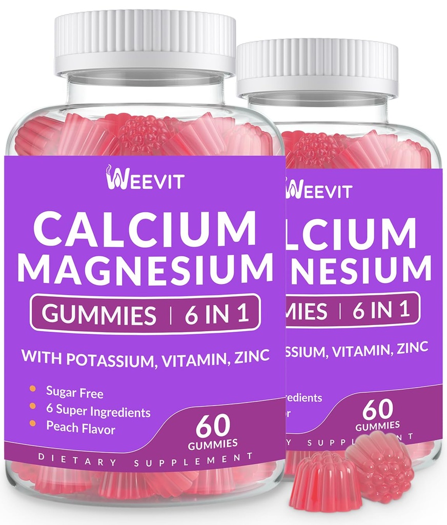 砂糖の自由なカルシウム ガミーw/Vitamin D3 K2、骨のためのカルシウム マグネシウム亜鉛グミ、筋肉及び免疫、Algae CAのマグネシウム2:1の比率のカルシウム補足及び人-ビーガン