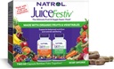 Natrol JuiceFestiv、究極のフルーツとベジギースーパーフードはバランスの取れた栄養と全体的なウェルビーイングをサポートするだけでなく、細胞の健康のための抗酸化剤、60カプセル(2-カウント)、最大30日の供給