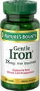 Nature's Bounty Gentle Iron 28 mg 90カプセル