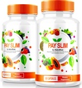 NutraRize(2パック) スリムカプセルを支払います, 健康な減量のためのPaySlimオールナチュラルサプリメント, 体とフィットネス目標を達成するためのプレミアムフォーミュラ, 公式レビュー (120 カプセル)