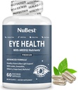 NuBest AREDS 2 Eye Vitamins with Beta Carotene Carrot Powder, 20mg Lutein, 4mg Zeaxanthin, Bilberry, Grape Seed, BioPerine, B-Complex, Multivitamin for Eye Health | 1 Month Supply
