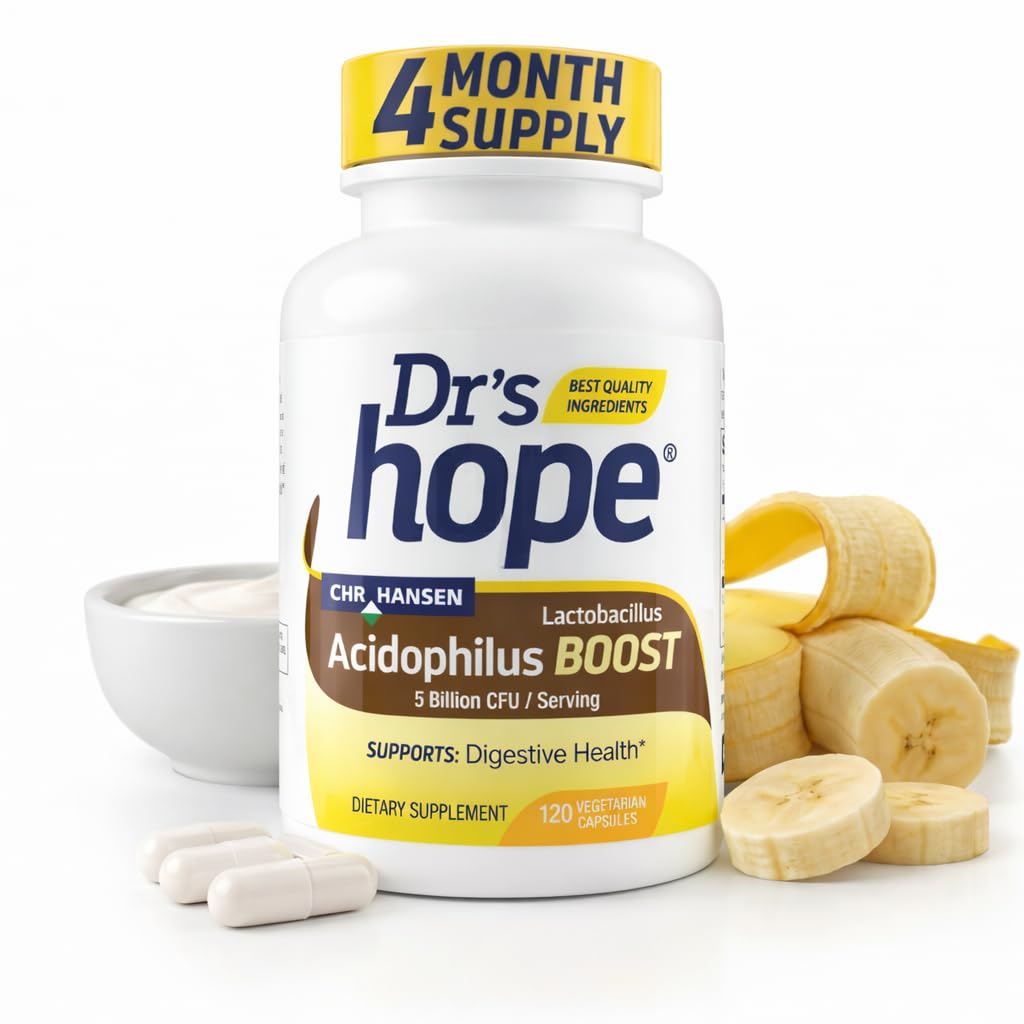 LactobacillusのAcdophilusのブースト5B CFU - 消化器の健康、免疫機能および全体的な腸の健康-米国でなされる120の野菜のカプセルを支えて下さい