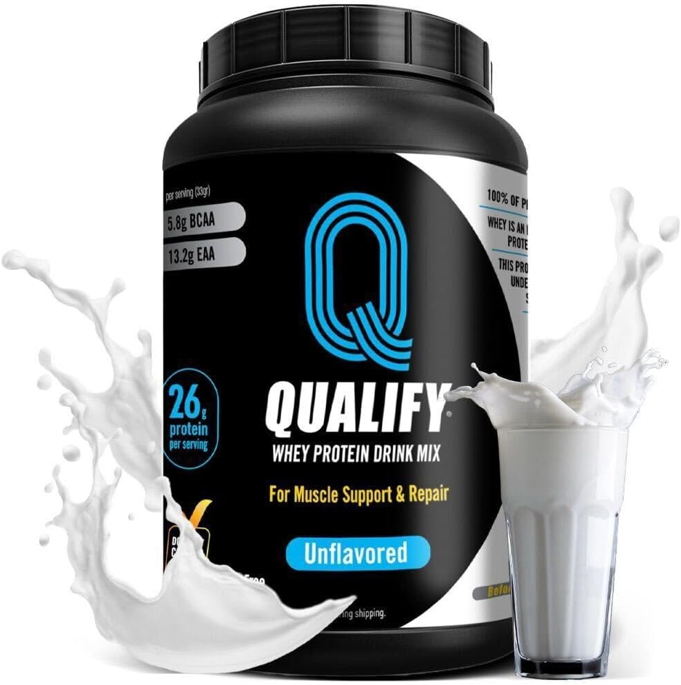 UnflavoredのWhey蛋白質の粉。ポストのワークアウトの回復、スムージー及びベーキングのための25g蛋白質の揺れの粉。 Gluten & Sugar Free, Highly Kosher, エッセンシャルアミノ酸 (5.5g BCAA, 2.7g Leucine), 23 サービング