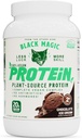ブラックマジック植物ソース100%ビーガンタンパク質 - Keto、低砂糖、乳製品フリータンパク質 - プレ/ポストワークアウト - チョコレートアイスクリーム - 20gタンパク質 - 2 LB