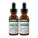NutraMedix Detoxサポートバンドル - クリーニング&デトックスサポート&オカソシオンブレインフォグ - ピネラアニズドロップ&健康な解毒のためのバーバーエキス(2カウント、1オズ)
