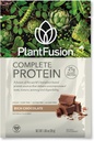 PlantFusion完全ビーガンプロテインパウダー - BCAAs、消化酵素とエンドウ豆タンパク質 - Keto、グルテンフリー、大豆フリー、非酪農場、砂糖、非GMO - 12のチョコレートパック