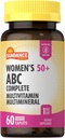 サンダンス女子50以上のABCコンプリートマルチビタミン | 60カプレット | 多体式 | 非GMOとグルテンフリーサプリメント
