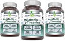 アメイジングフォーミュラ メラトニン10 Mg Plus L-テアニン5.5 Mgサプリメント | 120錠 | ノンGMO | グルテンフリー | アメリカ製 | 3パック