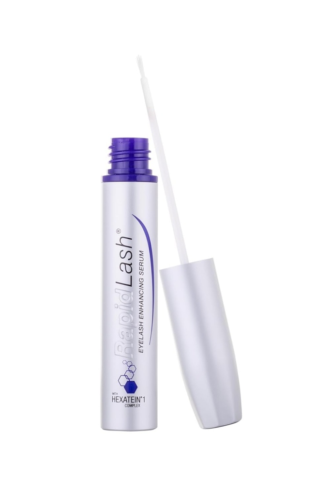 RapidLash Eyelash Enhancing Serum with HEXATEIN 1 Complex – Lash Serum for Eyelashes Conditioning & Hydrating – Longer-Looking, Fuller and Thicker Appearing Lashes – 3 mL / 0.1 fl oz