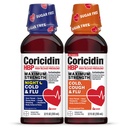Coricidin HBPの最高の強さの風邪及びフル デイ及び夜砂糖なしの液体のTwinpackの高血圧-12 Fl Ozの大人のためのDecongestant-Freeの風邪の薬(パッケージ2)