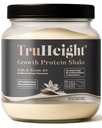 TruHeight成長プロテインシェイク(バニラアイスクリームフレーバー、ウィー)成長&開発プロテインパウダー - 体重増加ドリンク - 小児科医、ピッキーエイタービタミン、年齢4 +