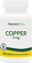 NaturesPlus銅3mg - 90錠 - サポート全体的なウェルネス - グルテンフリー - 90のサービング
