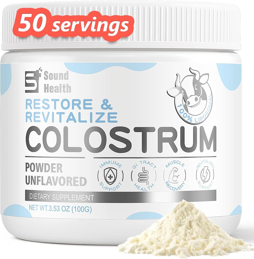 人間のための健全な健康のColostrumの補足の粉-Gutの健康、毛の成長、美および免疫サポートのための有機性牛のColostrumの補足-不燃(146g)