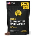 Doc Itchy Rejuvenating Hair-Grower Dog Pet Chews | 10mg Melatonin for Dog | 毛の成長ブースター | シニアドッグエンナージャイザー | カルミング | メディカルストレッチ | 食品アレルギー 安全 | ビーガン | 90 カウント