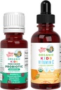 MaryRuth Organics Precision Probiotic & Vitamin C Drops for Kids | USDA Organic, Clean Label Project Verified® | Gut Health, Immune Support, & Total Wellness | ヴィーガン・非GMO・グルテンフリー
