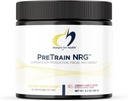 Designs for Health PreTrain NRG Drink Mix - Pre-Workout Powder with Creatine + Green Coffee - Supports Focus, Power + Mental Energy in Athletes - None-GMO, Cherry Lime Flavor (20 Servings / 180g)