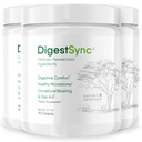 消化器の健康のためのDigestSyncの消化の補足 - 消化器サポートのための自然な粉、女性及び人のためのBloatingの救助、100%の自然な緑の粉- 3か月の供給