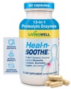 HEAL-N-SOOTHEの共同サポート補足-Bromelain及びパパインのようなProteolytic酵素、ボスウェリア、ターメリック及びジンジャー-蛋白質の消化機能及びボディ防衛ウェルネスを促進して下さい- 60の計算(1パック)
