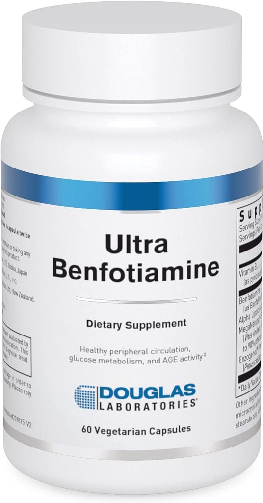 Douglas Laboratories Ultra Benfotiamine | Supports Circulation, Nervous System, and Metabolism | 60 Capsules