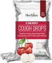 HERBIONナチュラルズは、6年以上の大人と子供のために、天然のチェリー風味、栄養補助食品、豆の咳、25滴、人工味なし、1のパック