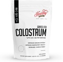 HEARTHY FOODS の純粋な牛の Colostrum の粉 4oz 113g - 30% IGG までの 22 のサービング(5g/seving)、Leaky Gut の修理補足、腸の健康および免疫サポート 草供給のハラールの非 GMO、グルテンフリー