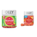 OLLYメタボリズムガミーリング、Apple Cider Vinegar、ビタミンB12、クロム&プロバイオティック+プレバイオティックガミー、ダイジェクティブサポート、ガットヘルス、500百万CFU、繊維