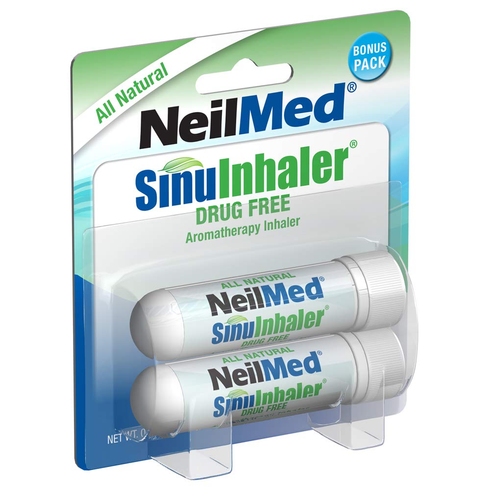 NeilMed SinuInhalerの自然な非薬物のアロマセラピーの吸入器(Bonusのパック) 2の計算(パッケージ1)