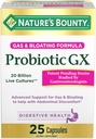 Nature's Bounty Probiotic GX, Occasional GasとBloatingの助け, サプリメント, 消化の健康, 25 カプセル