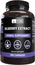 Pure Original Ingredients Bilberry Extract (365 Capsules) No Magnesium Or Rice Fillers, Always Pure, Lab Verified