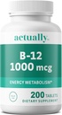 実際にビタミンB12 1000mcgは大人のための200ctエネルギーMetabolism、200Dayの供給、200の計算を錠剤にします
