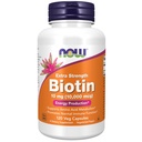 NOWフーズサプリメント、ビオチン10mg(10,000mcg)、余分な強度、エネルギー生産*、120ベジカプセル
