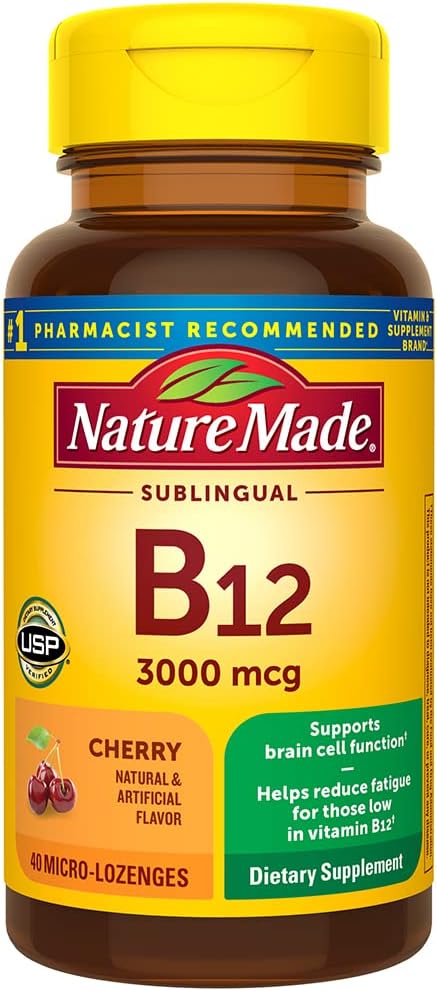 性質はビタミンB-12 3000 MCGのSublingual、40の計算を(3)のパック作りました