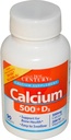 21st Century Calcium 500 + D3, 5 mcg (200 IU), 90 Tablets