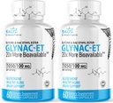 Nature's Fusions GlyNAC-ET NAC Supplement N-Acetyl Cysteine Ethyl Ester - 20x More Bioavailable - Glycine & N-acetylcysteine Ethyl Ester Anti Aging Supplement, Boost Glutathione Pack of 2-120 Count