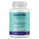 BESTVITE Cognizin Citicoline 500mg(60ベジタリアンカプセル) - 臨床的に学んだPremium Choline Nootropic - いいえ Stearates - ビーガン - 非GMO - グルテンフリー - 脳は、メモリとフォーカスのためのサプリメント